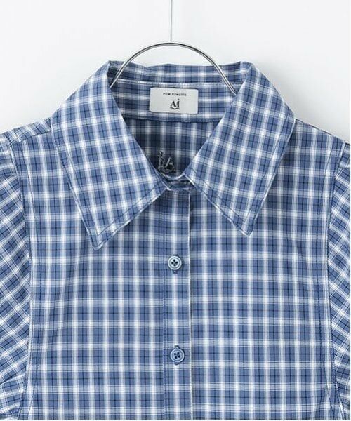 POM PONETTE AMI / ポンポネット アミ シャツ・ブラウス | 【AMI】ボリュームスリーフチェックブラウス | 詳細18