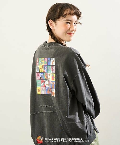 POM PONETTE AMI / ポンポネット アミ スウェット | 【AMI】【TOM AND JERRY】ファニーアートプルオーバー | 詳細4
