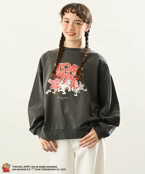 POM PONETTE AMI / ポンポネット アミ スウェット | 【AMI】【TOM AND JERRY】フォトグラフィープルオーバー | 詳細4