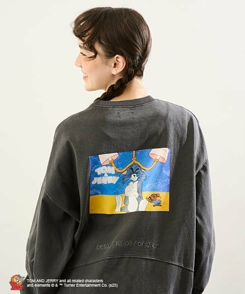 POM PONETTE AMI / ポンポネット アミ スウェット | 【AMI】【TOM AND JERRY】フォトグラフィープルオーバー | 詳細7