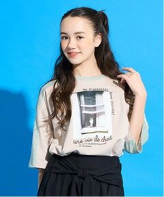 POM PONETTE AMI / ポンポネット アミ Tシャツ | 【AMI】バイカラー転写ビッグTシャツ