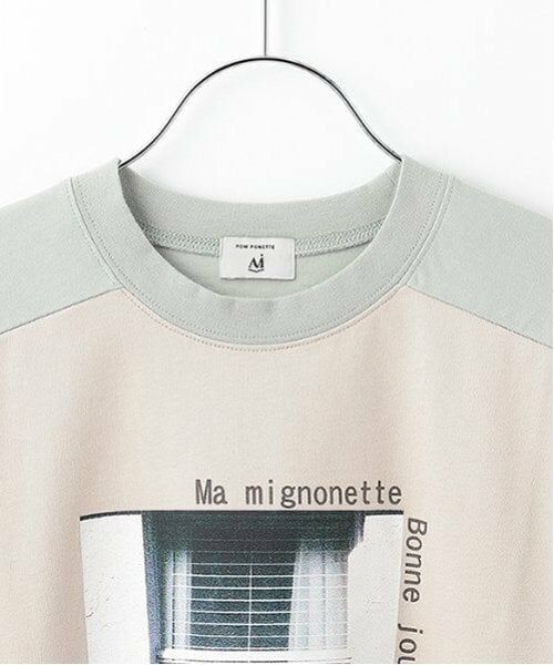 POM PONETTE AMI / ポンポネット アミ Tシャツ | 【AMI】バイカラー転写ビッグTシャツ | 詳細11