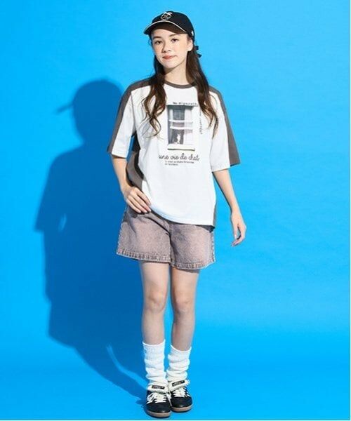 POM PONETTE AMI / ポンポネット アミ Tシャツ | 【AMI】バイカラー転写ビッグTシャツ | 詳細5