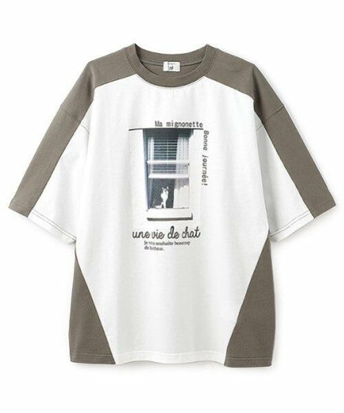 POM PONETTE AMI / ポンポネット アミ Tシャツ | 【AMI】バイカラー転写ビッグTシャツ | 詳細8