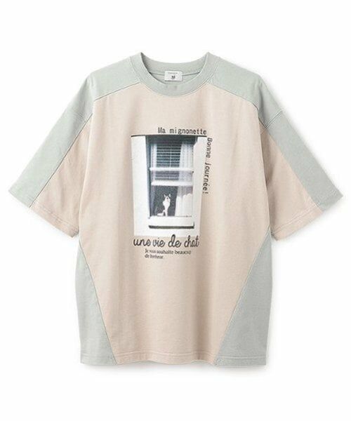 POM PONETTE AMI / ポンポネット アミ Tシャツ | 【AMI】バイカラー転写ビッグTシャツ | 詳細9