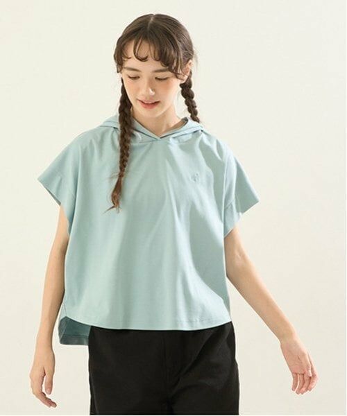 POM PONETTE AMI / ポンポネット アミ パーカー | 【AMI】【接触冷感】フレンチパーカ（グリーン）