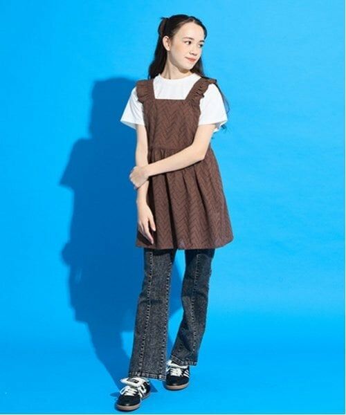 POM PONETTE AMI / ポンポネット アミ その他トップス | 【Cuugal掲載】【AMI】カットワーク刺しゅうレースチュニック×インナーTシャツセット | 詳細4