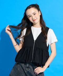 POM PONETTE AMI / ポンポネット アミ Tシャツ | 【AMI】バルーンベスト×Tシャツセット