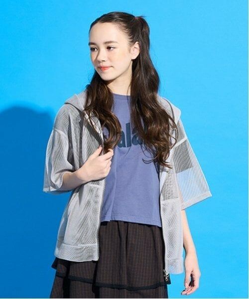 POM PONETTE AMI / ポンポネット アミ パーカー | 【AMI】ダンボールメッシュパーカ×Tシャツセット（ライト グレー）