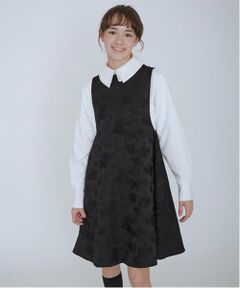 POM PONETTE AMI / ポンポネット アミ ミニ丈・ひざ丈ワンピース | 【AMI】リバーシブルジャンパースカート