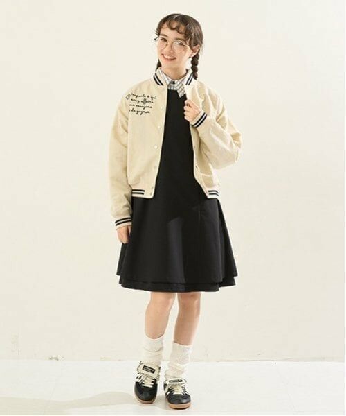 POM PONETTE AMI / ポンポネット アミ ミニ丈・ひざ丈ワンピース | 【AMI】リバーシブルジャンパースカート | 詳細12