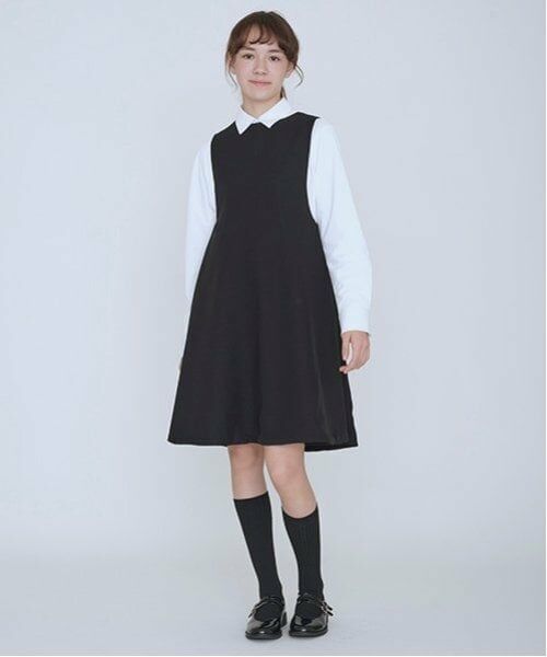 POM PONETTE AMI / ポンポネット アミ ミニ丈・ひざ丈ワンピース | 【AMI】リバーシブルジャンパースカート | 詳細14