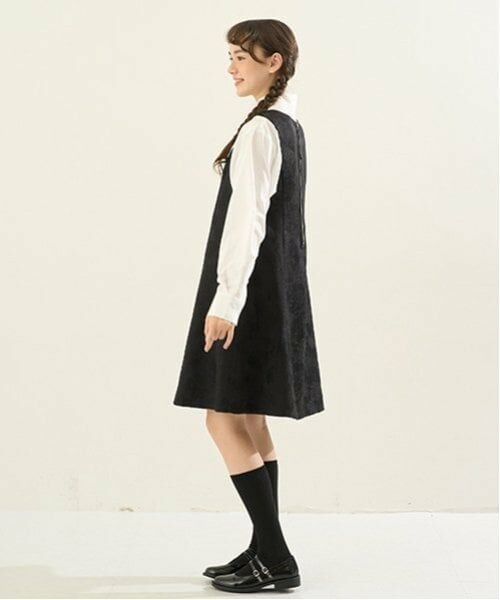 POM PONETTE AMI / ポンポネット アミ ミニ丈・ひざ丈ワンピース | 【AMI】リバーシブルジャンパースカート | 詳細2