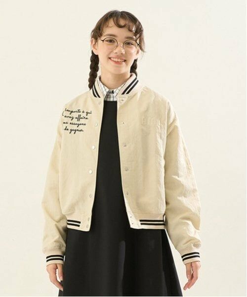 POM PONETTE AMI / ポンポネット アミ ブルゾン | 【AMI】【撥水】ラインリブスタジャン | 詳細1