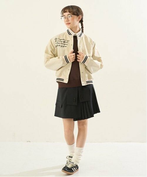 POM PONETTE AMI / ポンポネット アミ ブルゾン | 【AMI】【撥水】ラインリブスタジャン | 詳細10