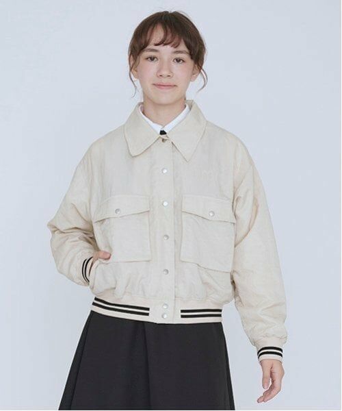 POM PONETTE AMI / ポンポネット アミ ブルゾン | 【AMI】【撥水】ラインリブスタジャン | 詳細16