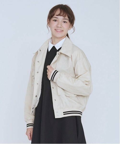 POM PONETTE AMI / ポンポネット アミ ブルゾン | 【AMI】【撥水】ラインリブスタジャン | 詳細17