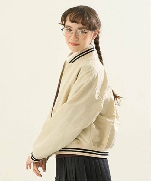 POM PONETTE AMI / ポンポネット アミ ブルゾン | 【AMI】【撥水】ラインリブスタジャン | 詳細3