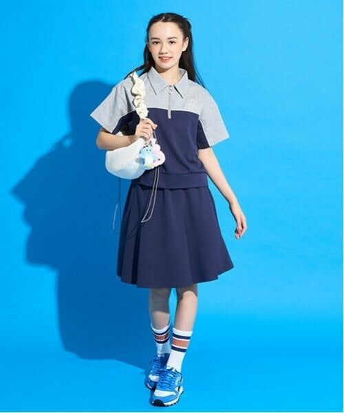 POM PONETTE AMI / ポンポネット アミ Tシャツ | 【AMI】ブロッキングハーフジップセットアップ | 詳細1