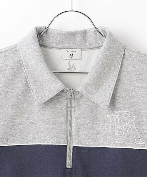 POM PONETTE AMI / ポンポネット アミ Tシャツ | 【AMI】ブロッキングハーフジップセットアップ | 詳細11