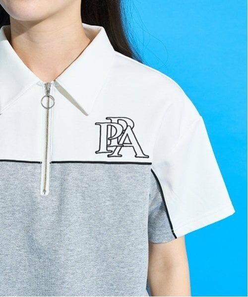 POM PONETTE AMI / ポンポネット アミ Tシャツ | 【AMI】ブロッキングハーフジップセットアップ | 詳細3