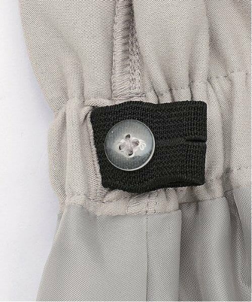 POM PONETTE AMI / ポンポネット アミ ミニ丈・ひざ丈ワンピース | 【AMI】【撥水】ドッキングゲームシャツワンピース | 詳細14