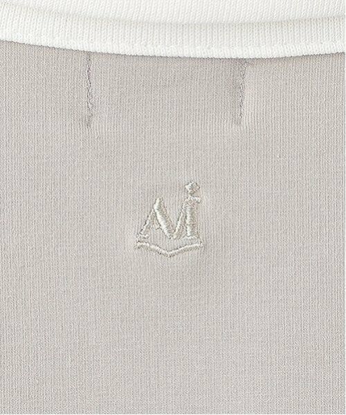 POM PONETTE AMI / ポンポネット アミ ミニ丈・ひざ丈ワンピース | 【AMI】【撥水】ドッキングゲームシャツワンピース | 詳細18