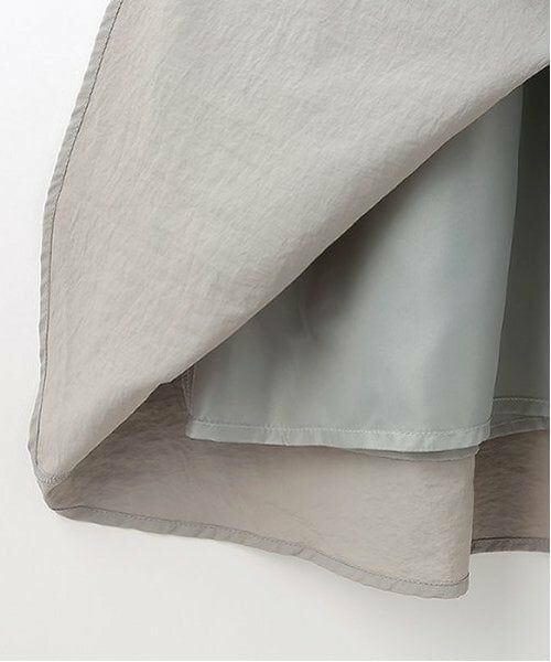 POM PONETTE AMI / ポンポネット アミ ミニ丈・ひざ丈ワンピース | 【AMI】【撥水】ドッキングゲームシャツワンピース | 詳細19