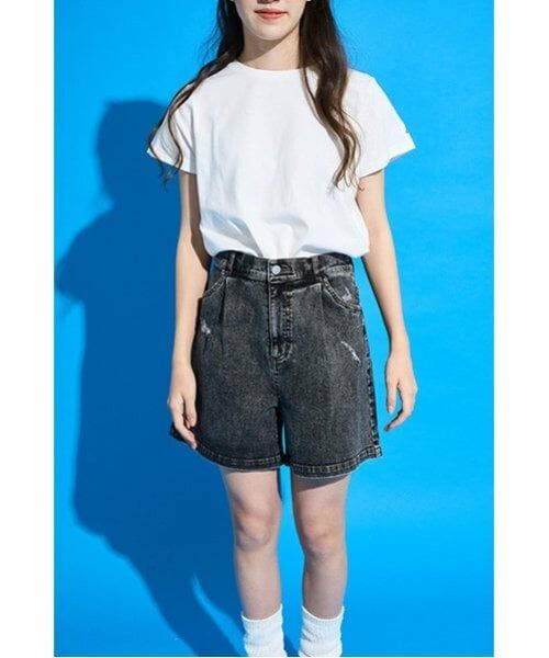 POM PONETTE AMI / ポンポネット アミ ショート・ハーフ・半端丈パンツ | 【AMI】ダメージデニムショートパンツ | 詳細18