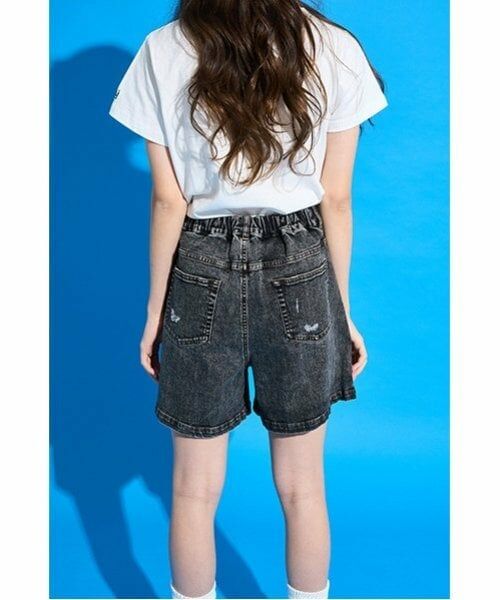 POM PONETTE AMI / ポンポネット アミ ショート・ハーフ・半端丈パンツ | 【AMI】ダメージデニムショートパンツ | 詳細20