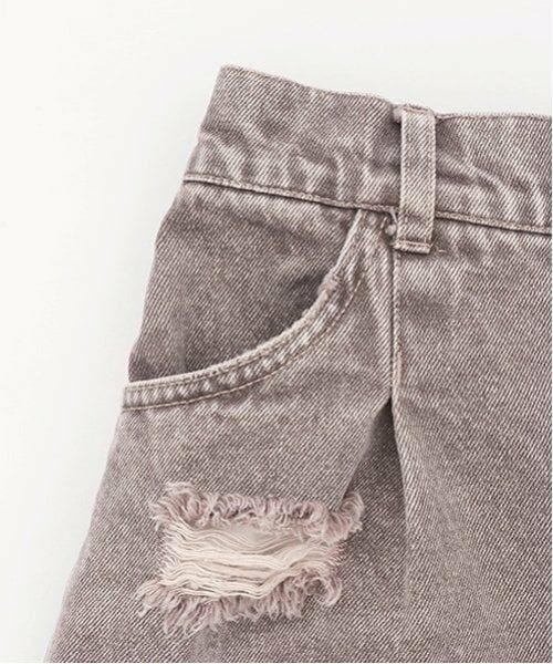 POM PONETTE AMI / ポンポネット アミ ショート・ハーフ・半端丈パンツ | 【AMI】ダメージデニムショートパンツ | 詳細3