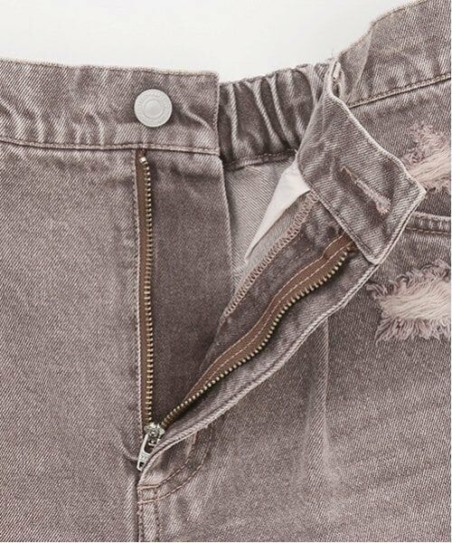 POM PONETTE AMI / ポンポネット アミ ショート・ハーフ・半端丈パンツ | 【AMI】ダメージデニムショートパンツ | 詳細5