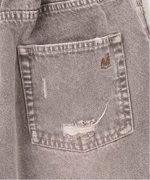 POM PONETTE AMI / ポンポネット アミ ショート・ハーフ・半端丈パンツ | 【AMI】ダメージデニムショートパンツ | 詳細9