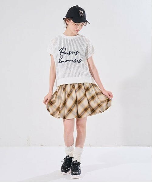 POM PONETTE AMI / ポンポネット アミ ニット・セーター | 【AMI】メッシュロゴニット×インナーセット | 詳細17