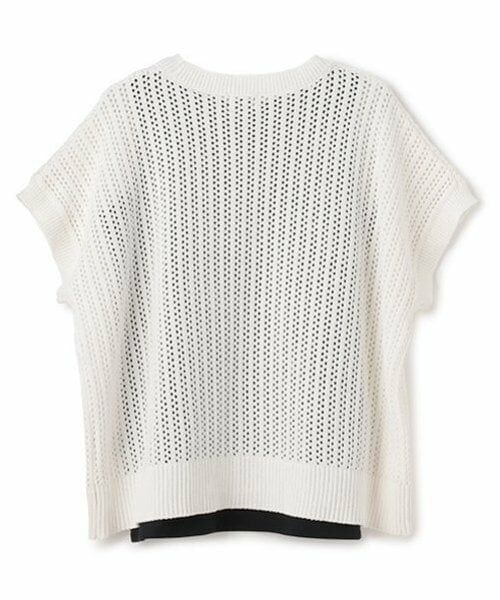 POM PONETTE AMI / ポンポネット アミ ニット・セーター | 【AMI】メッシュロゴニット×インナーセット | 詳細2