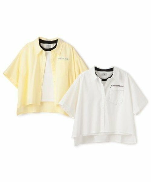 POM PONETTE AMI / ポンポネット アミ シャツ・ブラウス | 【AMI】バックグラフィックシャツ×Tシャツセット | 詳細15