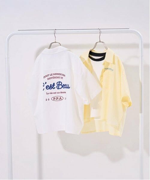 POM PONETTE AMI / ポンポネット アミ シャツ・ブラウス | 【AMI】バックグラフィックシャツ×Tシャツセット | 詳細17