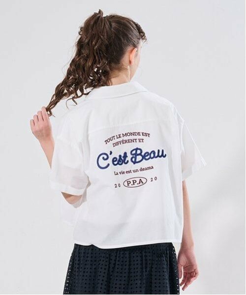 POM PONETTE AMI / ポンポネット アミ シャツ・ブラウス | 【AMI】バックグラフィックシャツ×Tシャツセット | 詳細28