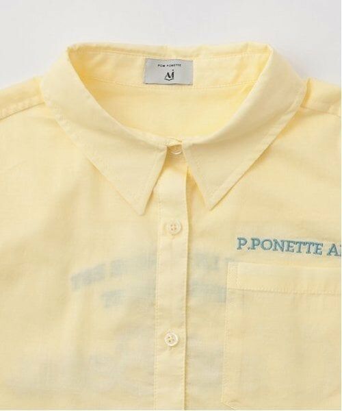 POM PONETTE AMI / ポンポネット アミ シャツ・ブラウス | 【AMI】バックグラフィックシャツ×Tシャツセット | 詳細4