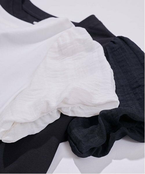 POM PONETTE AMI / ポンポネット アミ Tシャツ | 【AMI】【接触冷感】バルーンスリーブTシャツ | 詳細13