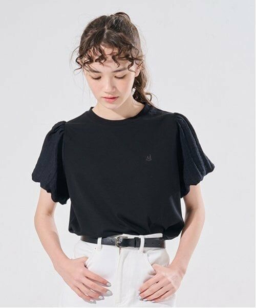 POM PONETTE AMI / ポンポネット アミ Tシャツ | 【AMI】【接触冷感】バルーンスリーブTシャツ | 詳細15