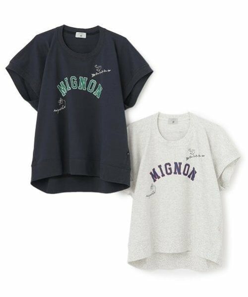 POM PONETTE AMI / ポンポネット アミ Tシャツ | 【AMI】らくがき刺しゅう変形プルオーバー | 詳細13