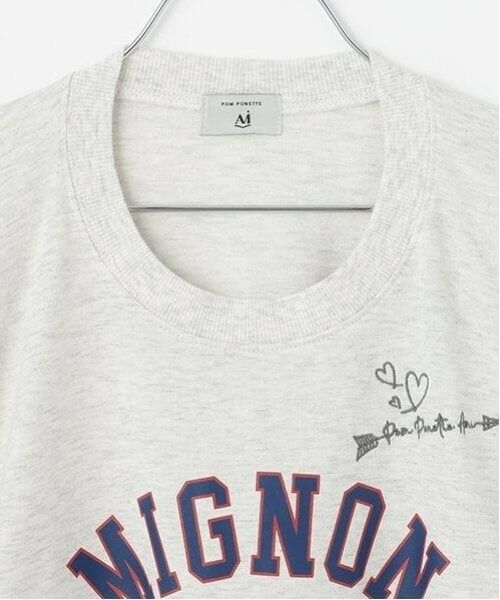 POM PONETTE AMI / ポンポネット アミ Tシャツ | 【AMI】らくがき刺しゅう変形プルオーバー | 詳細3