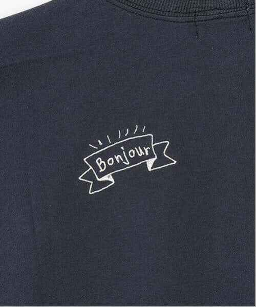 POM PONETTE AMI / ポンポネット アミ Tシャツ | 【AMI】らくがき刺しゅう変形プルオーバー | 詳細7