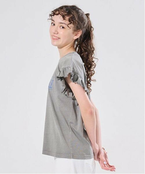 POM PONETTE AMI / ポンポネット アミ Tシャツ | 【AMI】袖フリルピグメントTシャツ | 詳細14