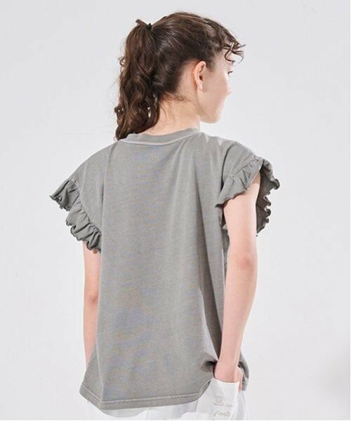 POM PONETTE AMI / ポンポネット アミ Tシャツ | 【AMI】袖フリルピグメントTシャツ | 詳細15