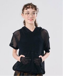 POM PONETTE AMI / ポンポネット アミ パーカー | 【AMI】メッシュパーカ×カップつきインナーセット