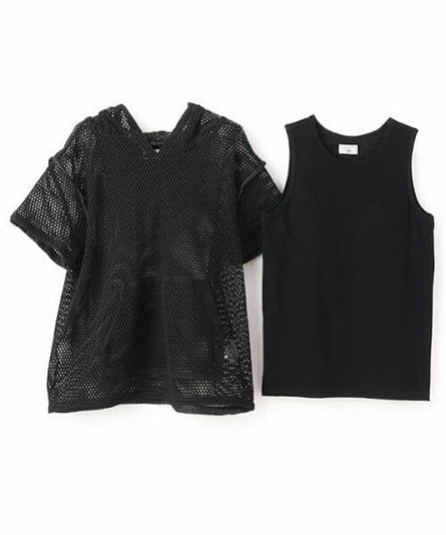 POM PONETTE AMI / ポンポネット アミ パーカー | 【AMI】メッシュパーカ×カップつきインナーセット | 詳細3