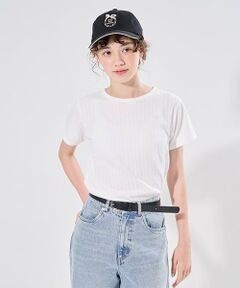 POM PONETTE AMI / ポンポネット アミ Tシャツ | 【WEB限定】【AMI】針抜スカラップTシャツ