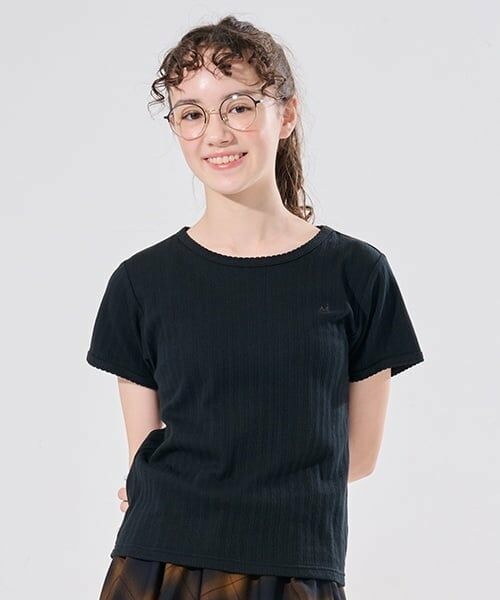 POM PONETTE AMI / ポンポネット アミ Tシャツ | 【WEB限定】【AMI】針抜スカラップTシャツ | 詳細13